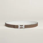 Mini Constance belt buckle & Reversible leather strap 24 mm - Image 2